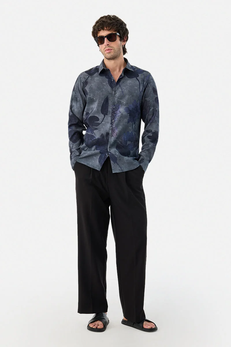 سنيتش Slim Fit Floral Shirt